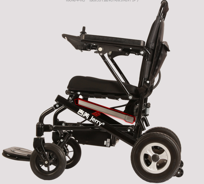 吉芮优品电动轮椅车 手动可调可躺电磁刹车高续航 老年代步轮椅车