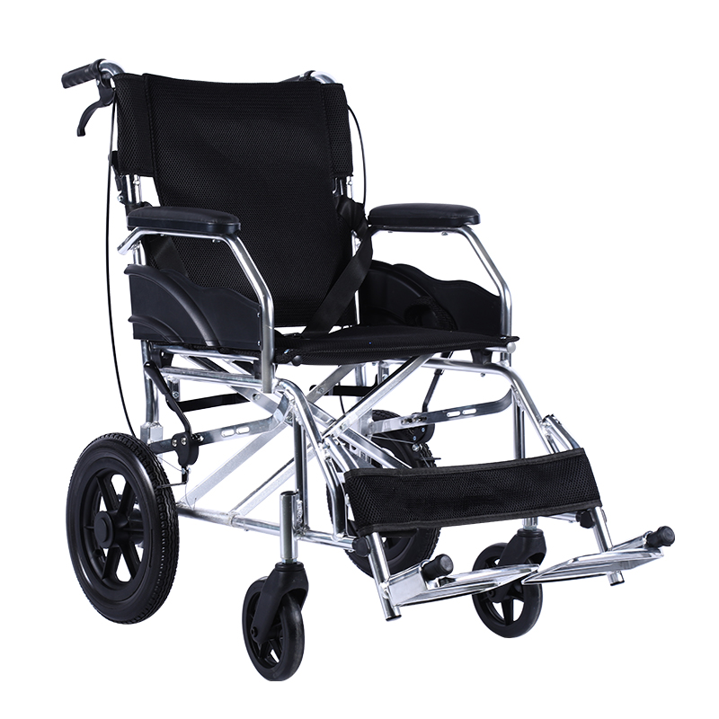 助邦铝合金轮椅折叠轻便小型老人老年代步车手动手推车便携式旅行