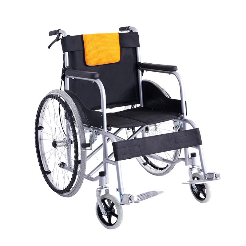 助邦轮椅 折叠 轻便便携超轻老年手推车老人代步车残疾人小型旅行