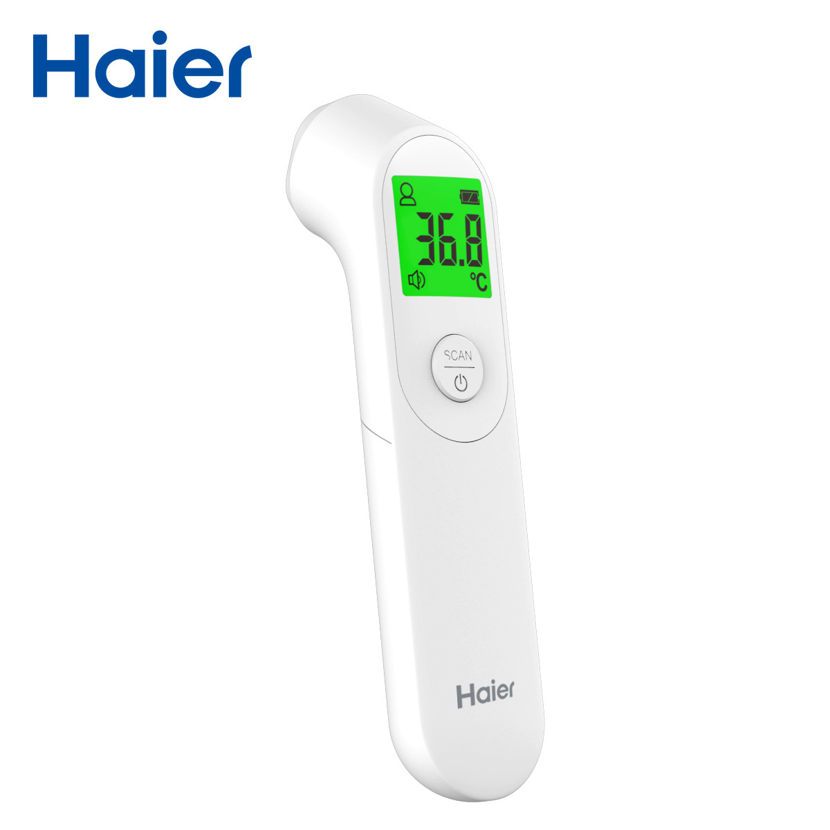 海尔电子红外线温度计家用医专用高精度精准宝宝测温枪额温体温枪