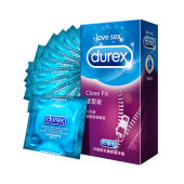 Durex杜蕾斯避孕套小号持久安全套成人情趣紧型12只天然润滑男用