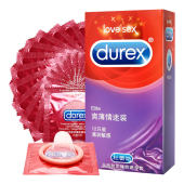 杜蕾斯情迷装避孕套12只 润薄敏感避孕套 成人夫妻情趣性用品