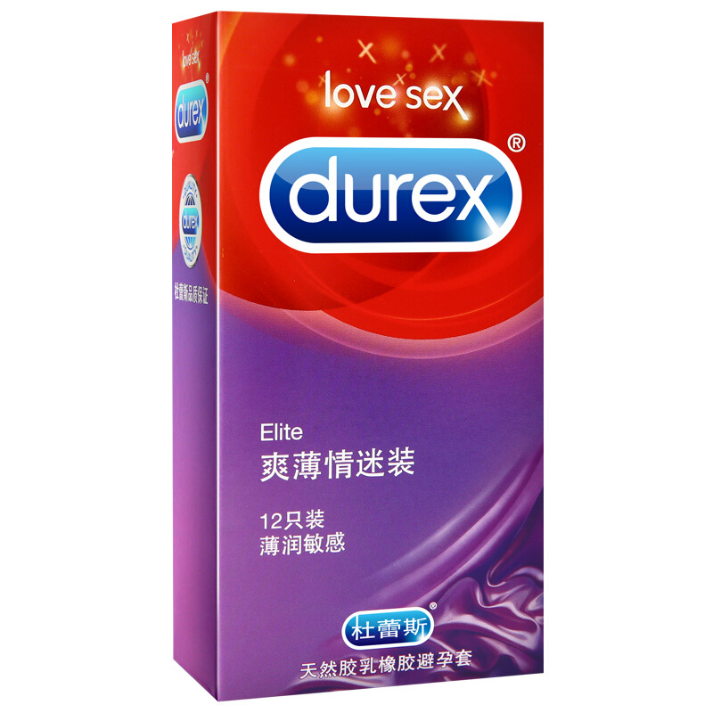 【爽薄情迷】杜蕾斯避孕套超薄刺激安全套12支