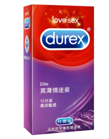 杜蕾斯超薄避孕套情迷装12只装刺激安全套加强敏感情趣计生用品CQ