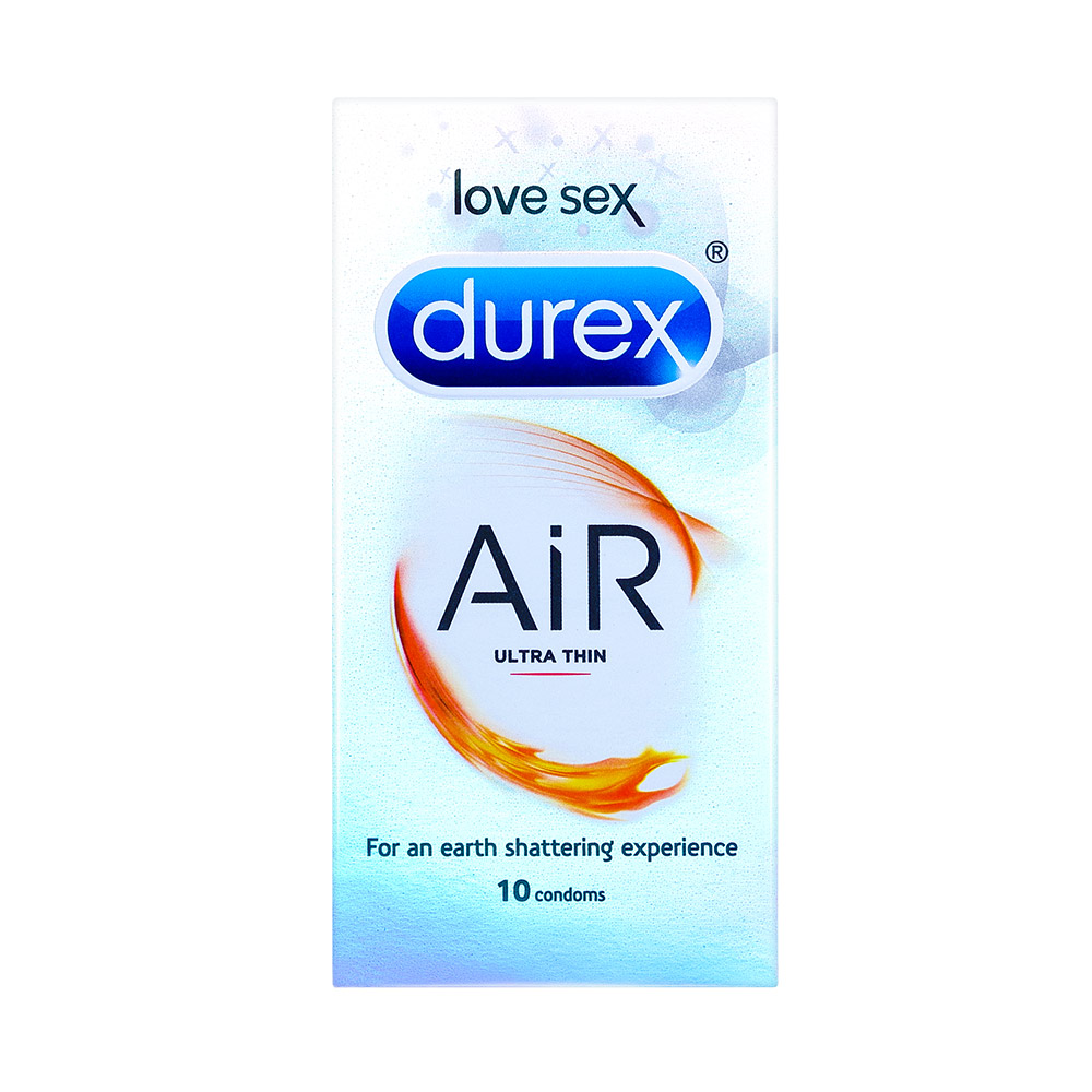 杜蕾斯AIR 隐形套薄避孕套安全套空气超薄成人情趣用品进口10只装